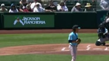 Victor Bericoto's second home run of the game