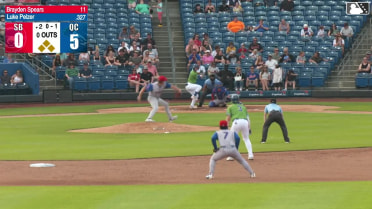 Luke Pelzer singles on a line drive to right fielder Christian Olivo. Asbel Gonzalez scores. Blake Mitchell to 3rd. Ramon Ramirez to 2nd.