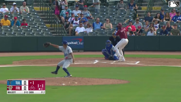 Sebastian Walcott's solo home run