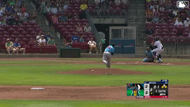 Yasser Mercedes singles on a line drive to center fielder Colby Shade. Miguel Briceno scores. Rayne Doncon to 2nd.