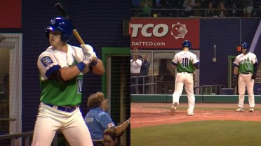 Bret  Boswell's crushes two home runs for Hartford