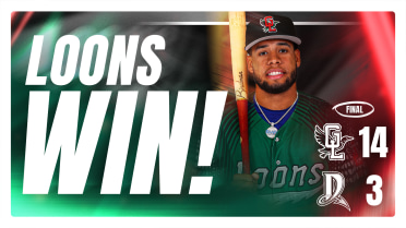 Morales Homers Twice Including a Grand Slam in 11-Run Loons Win