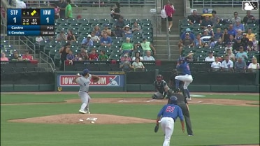 Ben Cowles homers (7) on a fly ball to left center field. Kevin Alcántara scores. Greg Jones scores.