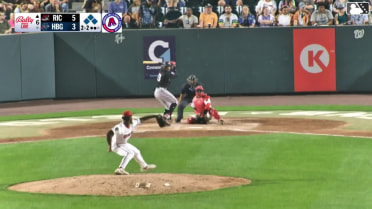 Jean Carlos Sió singles on a ground ball to third baseman Kervin Pichardo. Maui Ahuna scores.