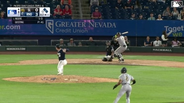 Spencer Giesting In play, run(s) to Christian Moore