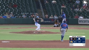Alex Ramírez homers (6) on a line drive to right center field. Carter Trice scores.