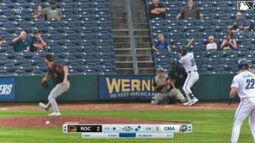 Matthew Lugo out on a sacrifice fly to left fielder Phillip Glasser. Jack Pineda scores.