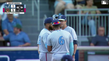 Gleider Figuereo singles on a line drive to right fielder Teo Banks. Rafe Perich scores. Malcolm Moore to 3rd.