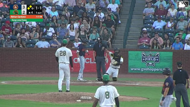 Hung-Leng Chang In play, run(s) to Adrian Santana