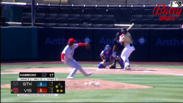 Enyervert Perez homers (2) on a fly ball to left center field. Ivan Luciano scores.