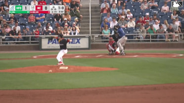 GJ Hill homers (6) on a fly ball to left field.