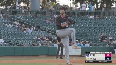 Thomas White's nine strikeouts