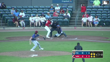 Hunter Fitz-Gerald singles on a ground ball to right fielder Orlando Martinez. Blake Rambusch scores. Michael Arroyo to 3rd.