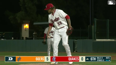 Korbyn Dickerson homers (3) on a fly ball to center field. Ricardo Cova scores.