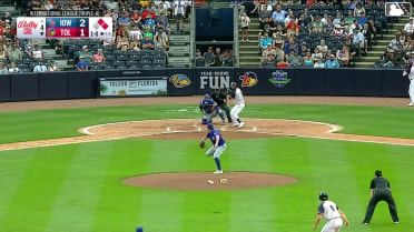 Tomás Nido singles on a ground ball to shortstop Ben Cowles. Brett Callahan scores. Jace Jung to 3rd. Throwing error by shortstop Ben Cowles.
