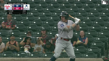 John Taylor lines into a double play, center fielder Bryce Johnson to shortstop Gage Workman. Alejandro Osuna out at 2nd.