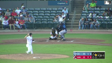 John Garcia homers (2) on a fly ball to left center field. Tyler Whitaker scores.