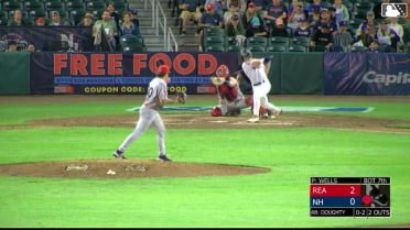 Lachlan Wells' 11th strikeout
