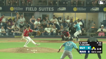 Ryan Galanie homers (17) on a fly ball to left center field. Austin Hays scores.
