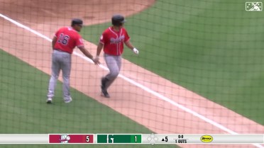 Drake Baldwin drills a solo homer to left-center 