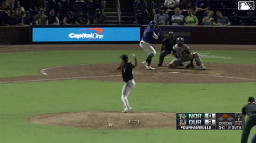 Victor Mesa Jr. homers (4) on a fly ball to center field. Logan Davidson scores.