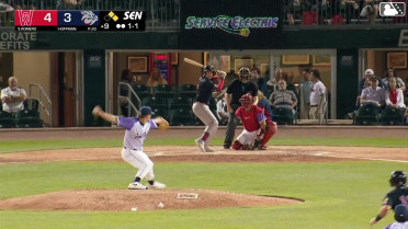 Mikey Romero singles on a sharp line drive to center fielder Dylan Carlson. Vinny Capra scores. Anthony Seigler to 2nd.