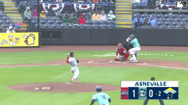 Max Holy lines into a double play, shortstop Henry Godbout to second baseman Stanley Tucker.