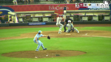 Frainyer Chavez homers (10) on a fly ball to right center field.