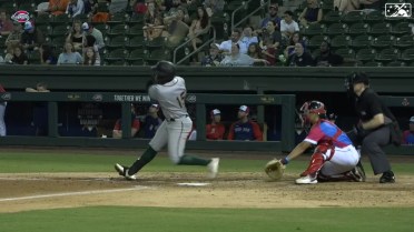 Termarr Johnson cranks first home run to right field