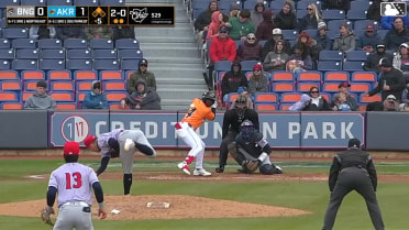 Wuilfredo Antunez homers (4) on a line drive to right field. Jose Devers scores.