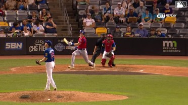 Owen Caissie's 422-foot homer