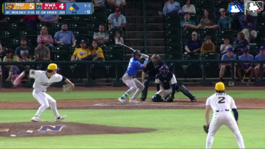 Leo De Vries out on a sacrifice fly to center fielder Carson Roccaforte. Cole Conn scores.