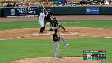 Matt Scannell homers (2) on a fly ball to right field.