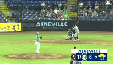 Luis Guanipa doubles (4) on a line drive to left fielder DJ Newman. Logan Braunschweig scores. Colby Jones scores.