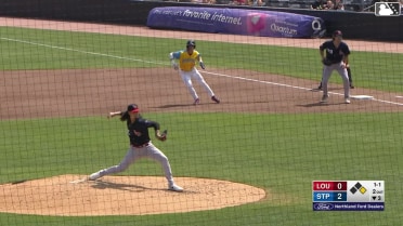 Aaron Sabato homers (17) on a fly ball to center field. Walker Jenkins scores.