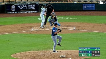 Joey Oakie In play, run(s) to Juan Mateo
