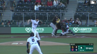 Raudi Rodriguez singles on a ground ball to right fielder Lazaro Montes. Pablo Reyes scores.