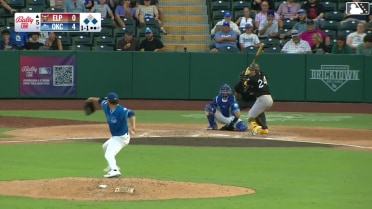 Freddy Fermin singles on a sharp ground ball to shortstop Hyeseong Kim. Clay Dungan scores. Mason McCoy to 2nd.