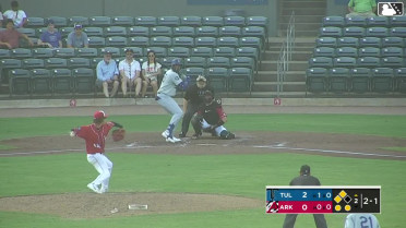Josue De Paula singles on a line drive to right fielder Jared Sundstrom. Taylor Young scores. Jose Izarra scores.