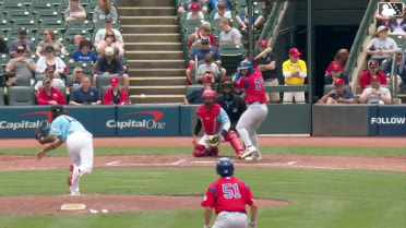 Lyon Richardson In play, run(s) to Jonathon Long