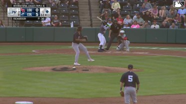 Kahlil Watson homers (10) on a fly ball to center field. Stuart Fairchild scores.