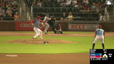 Ethan Hearn singles on a ground ball to center fielder Samuel Zavala. Hayden Cantrelle scores.