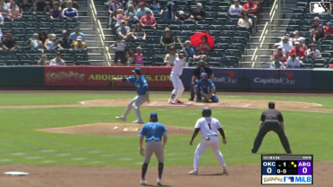 Cole Irvin In play, run(s) to Sterlin Thompson