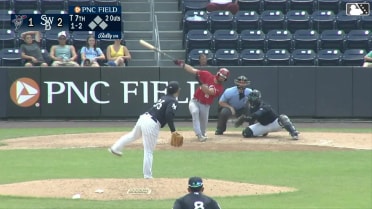 Edgar Barclay's seventh strikeout