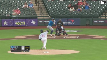 Jack Suwinski homers (6) on a fly ball to right center field. James Tibbs III scores. Zach Ehrhard scores.