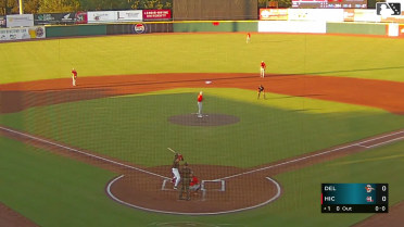 Yolfran Castillo grounds into a force out, third baseman Jimmy Anderson to second baseman Jemone Nuel. Jay McQueen scores. Pablo Guerrero out at 2nd. Yolfran Castillo to 1st.