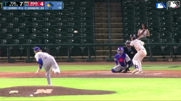 Justin Johnson singles on a ground ball to left fielder Josue De Paula. Daniel Vazquez scores.