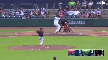 Rowdy Tellez homers (9) on a fly ball to right center field.