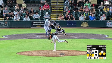 Nathan Helman In play, run(s) to Jordan Yost