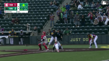 Cox's inside the park home run